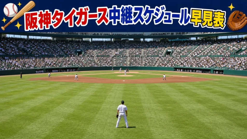 【2026年4〜6月】阪神タイガース中継スケジュール早見表