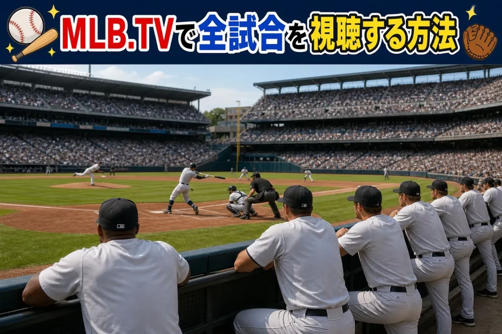 MLB.TVで全試合を視聴する方法