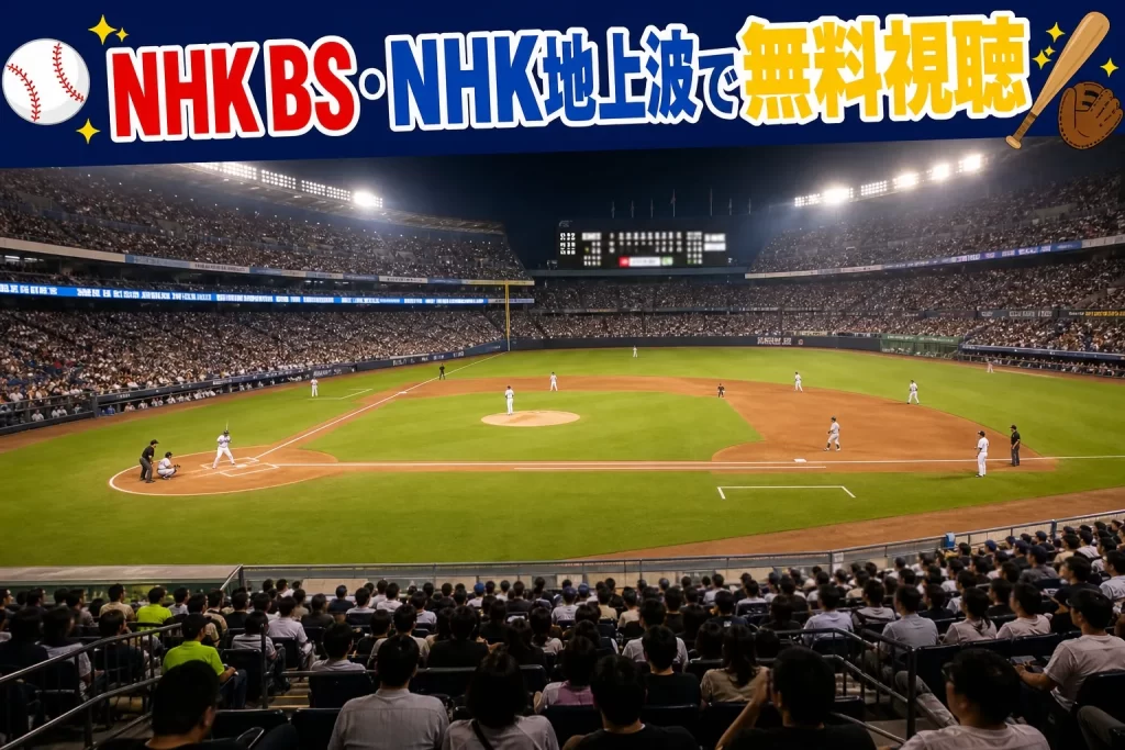 NHK BS・NHK地上波で無料視聴