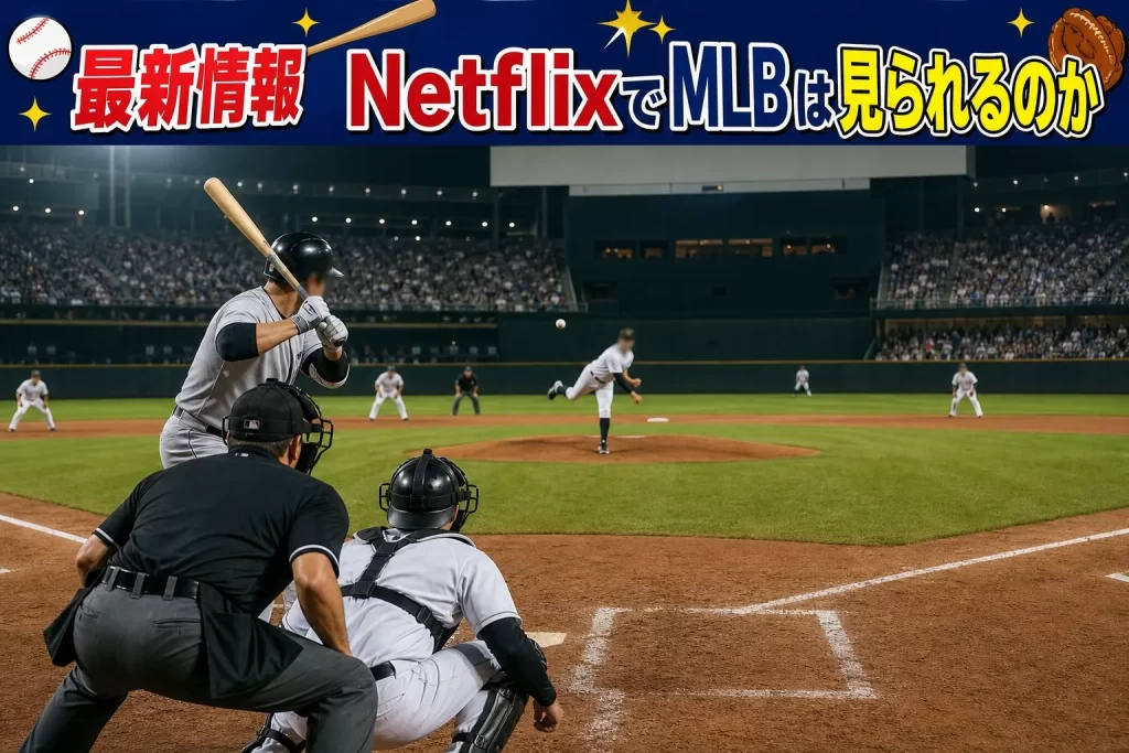NetflixでMLBは見られる？2026年の最新情報