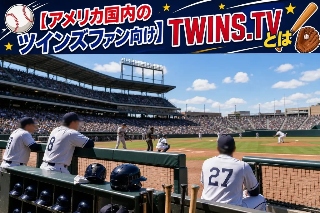 【アメリカ国内のツインズファン向け】TWINS.TVとは