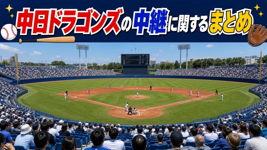 まとめ｜中日ドラゴンズ戦の中継・視聴方法