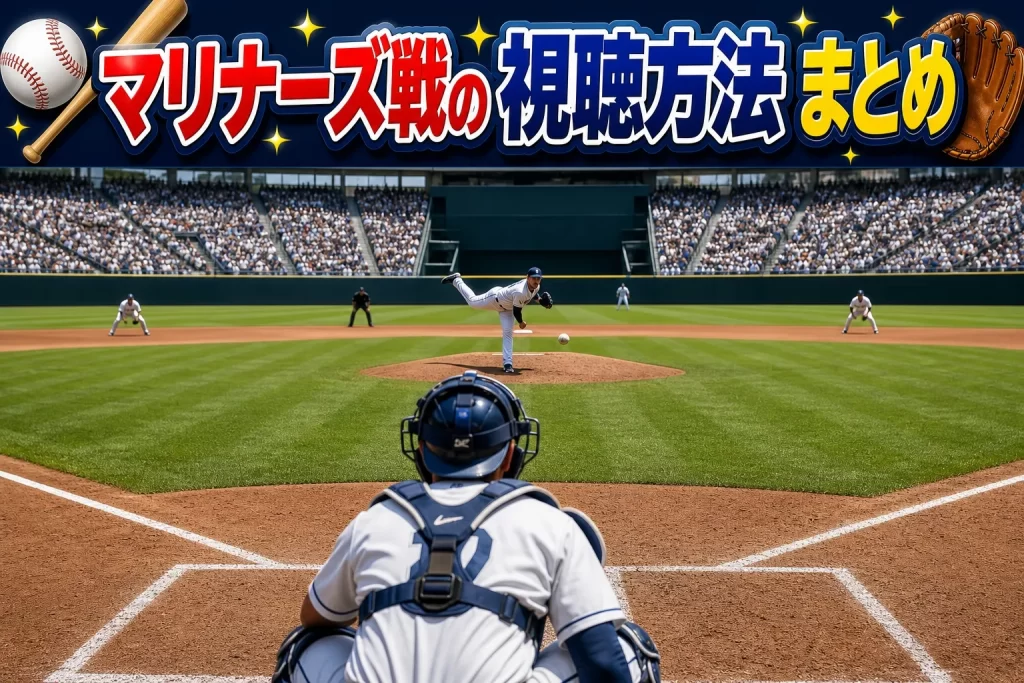 まとめ|マリナーズ戦は予算と視聴スタイルに合わせて選ぼう
