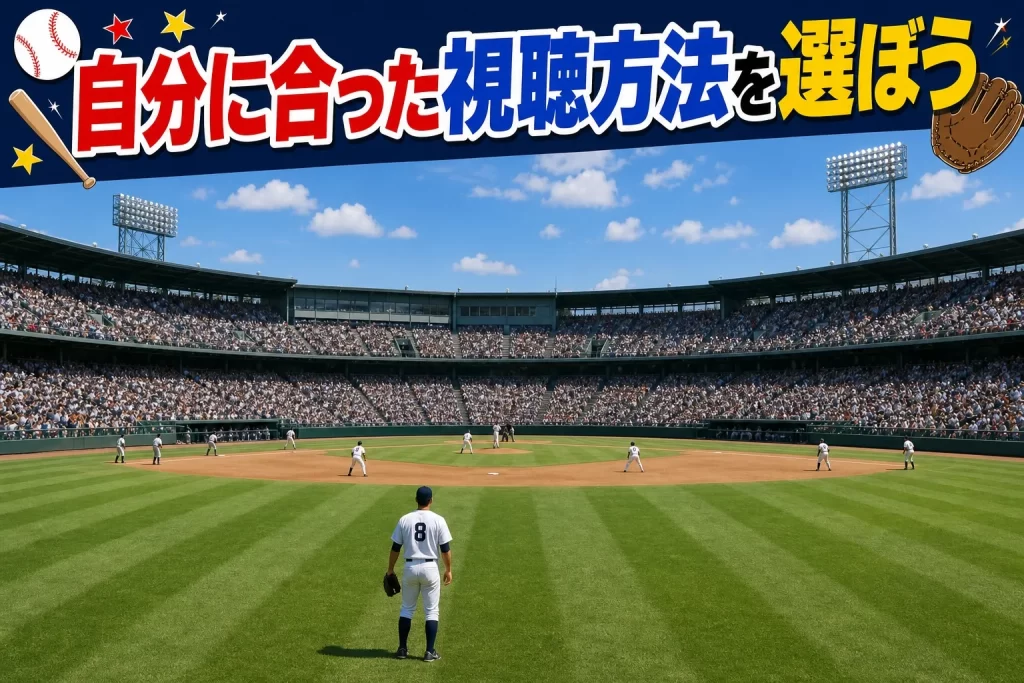 まとめ｜自分に合った視聴方法を選ぼう