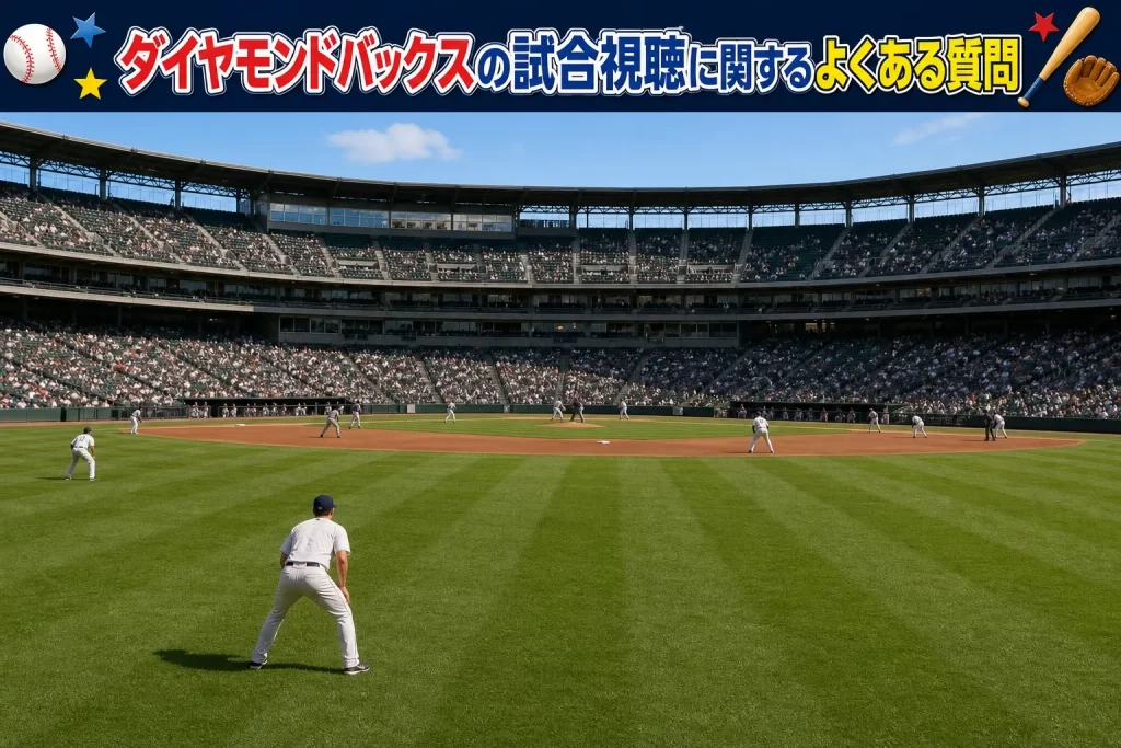ダイヤモンドバックス戦の視聴に関するよくある質問