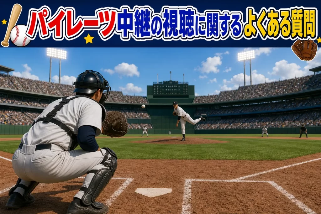 パイレーツ中継に関するよくある質問