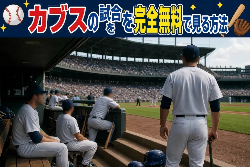 カブスの試合を完全無料で見る方法