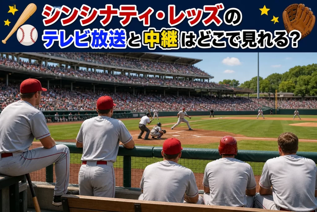 シンシナティ・レッズのテレビ放送と中継はどこで見れる？