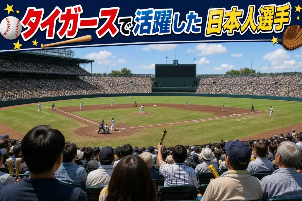 タイガースで活躍した日本人選手を紹介！