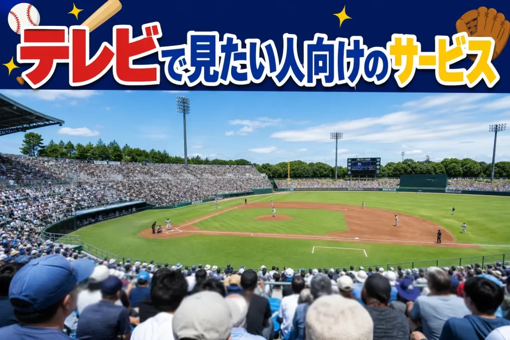 テレビで見たい人向けのサービス