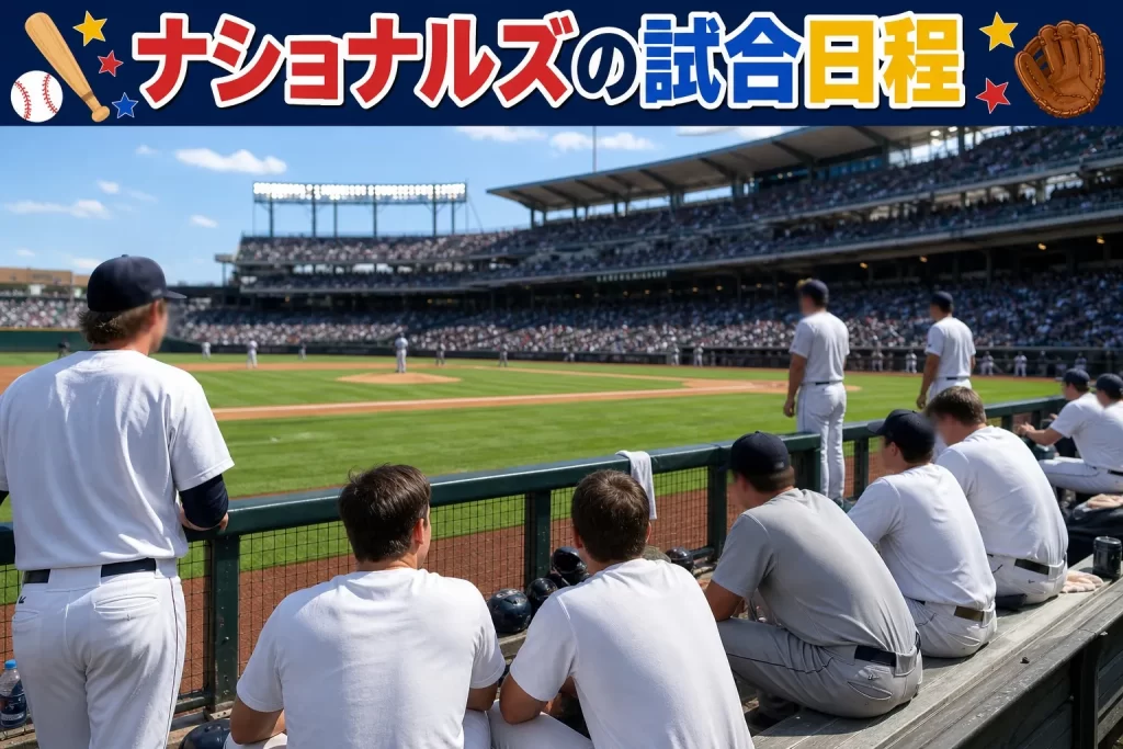 ナショナルズの試合日程 2026年版（随時更新）
