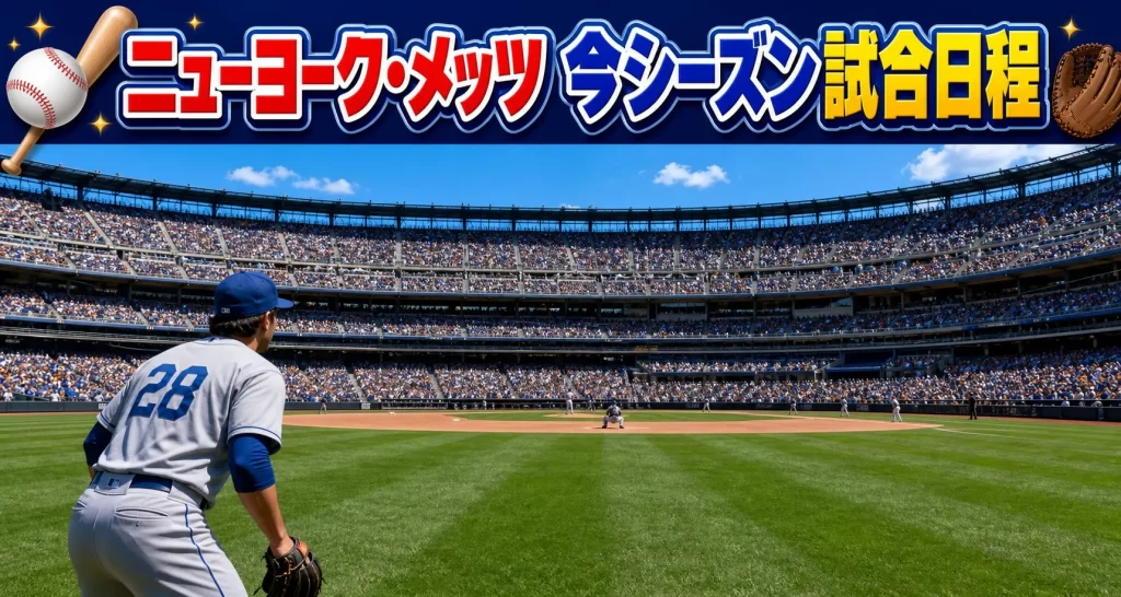 ニューヨーク・メッツの2026年試合日程（随時更新）