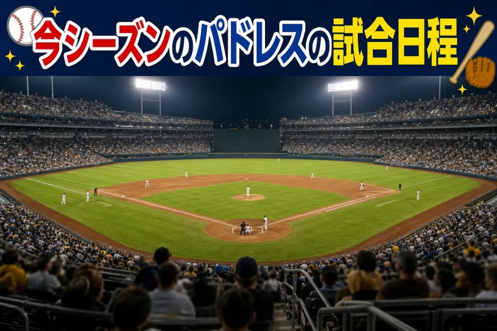 2026年のパドレスの試合日程（随時更新）