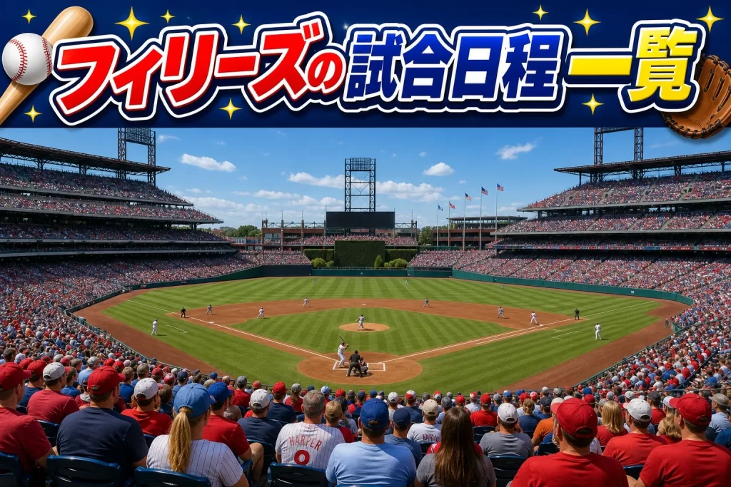 フィリーズの2026年7月の試合日程一覧