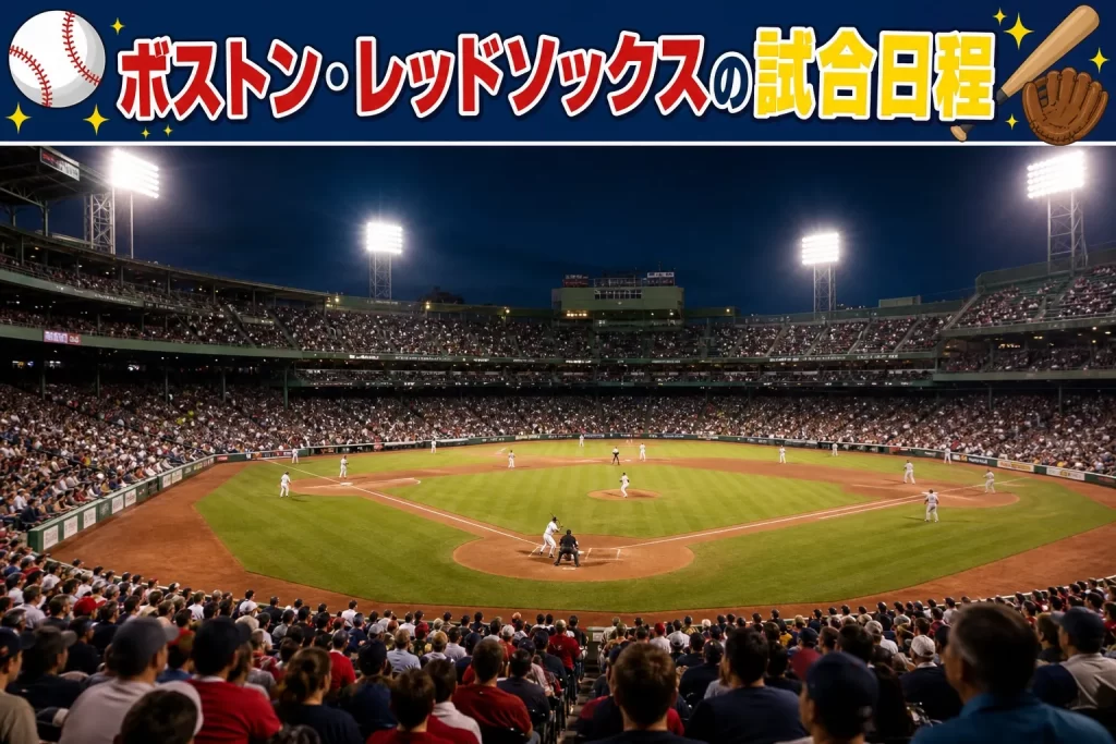 2026年ボストン・レッドソックスの試合日程【随時更新】
