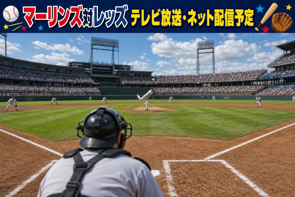 マーリンズ対マリナーズのテレビ放送・ネット配信予定