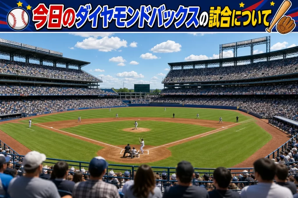 今日のダイヤモンドバックスの試合について