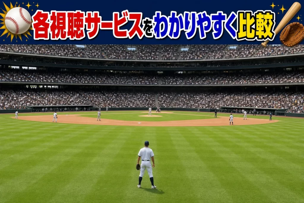 各視聴サービスをわかりやすく比較