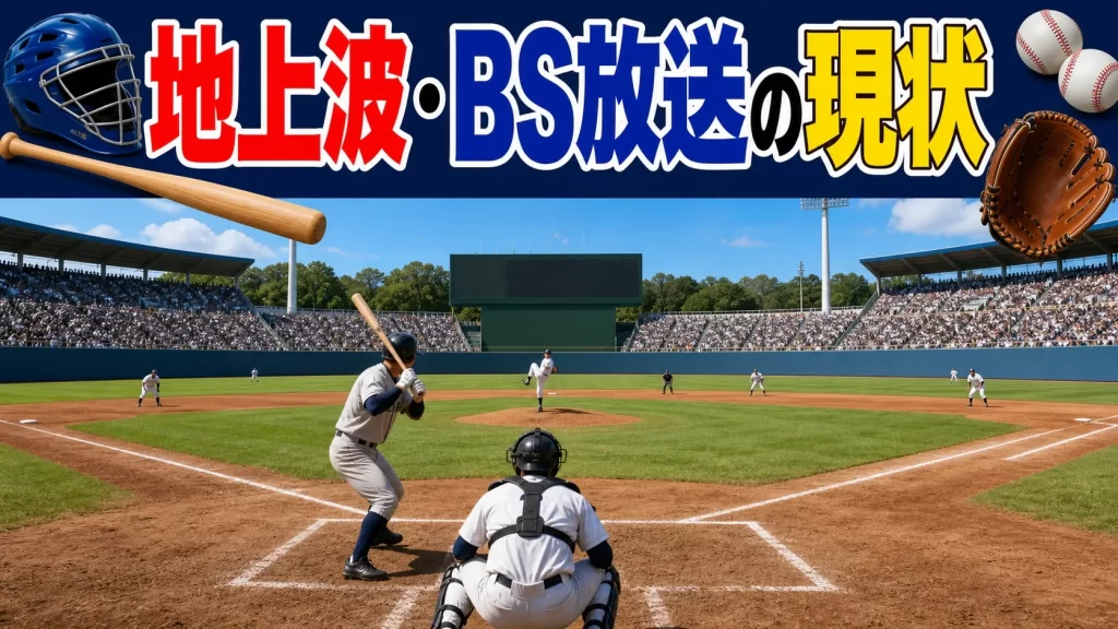 地上波・BSで無料視聴できる試合には限りがある