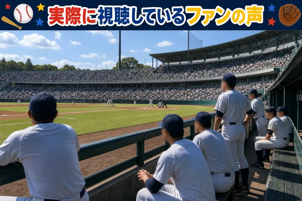実際に視聴したユーザーの声
