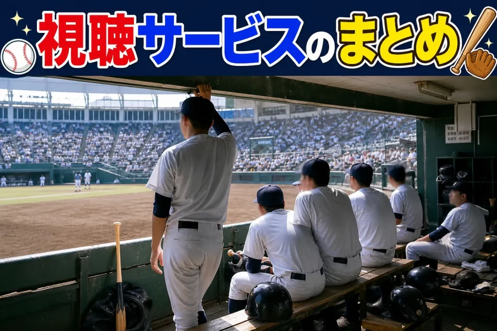 視聴サービスのまとめ