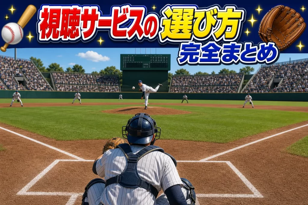 視聴サービスの選び方まとめ