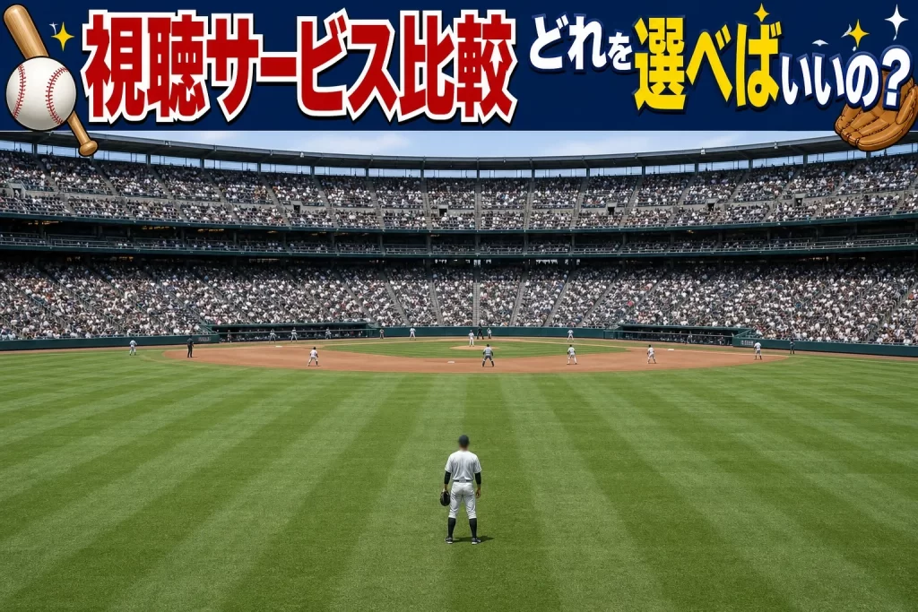 視聴サービス比較。どれを選べばいいの？