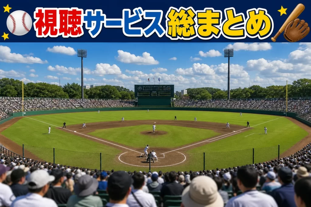 まとめ｜ナショナルズ戦の視聴サービス総まとめ