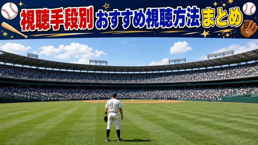 【視聴手段別】おすすめ視聴方法まとめ