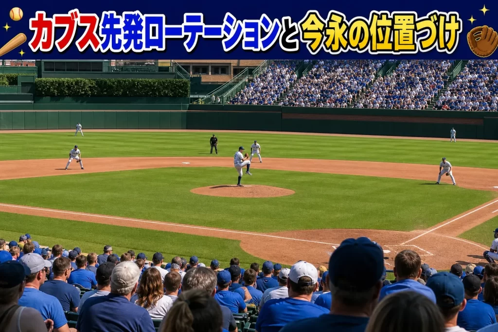 カブス先発ローテーションと今永昇太の位置づけ