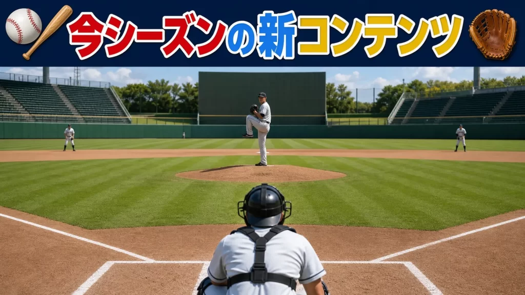 今シーズンの新コンテンツ