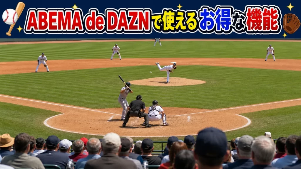 ABEMA de DAZNで使えるお得な機能！DAZNにはない視聴体験