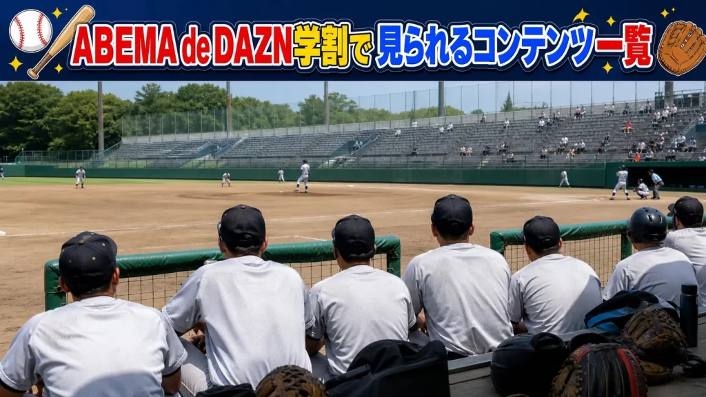 ABEMA de DAZN学割で見られるコンテンツ一覧