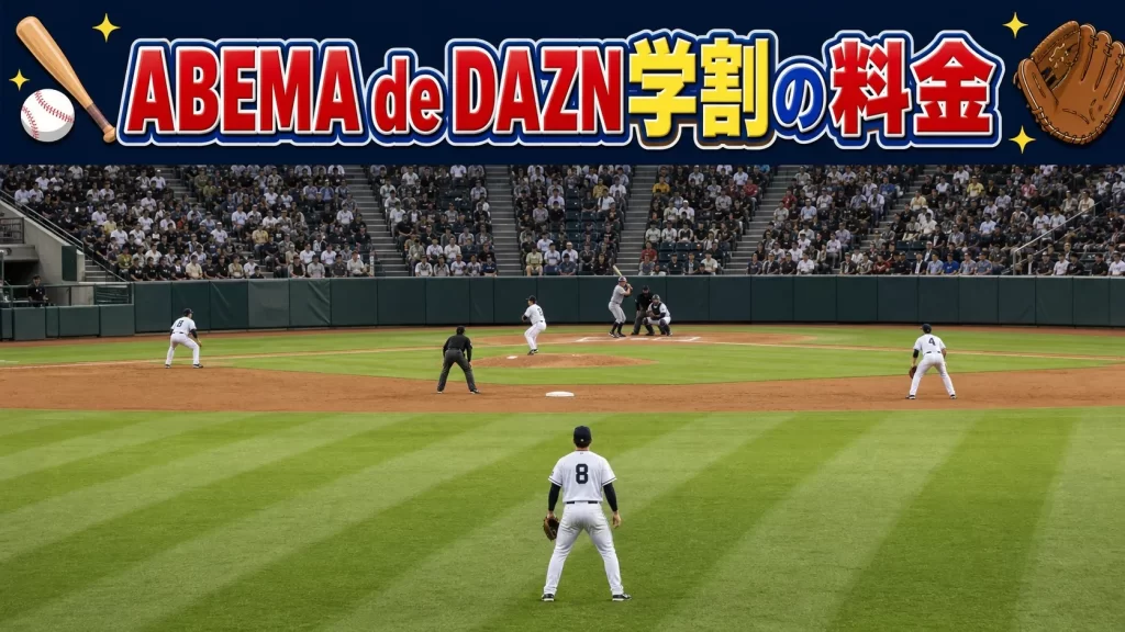 ABEMA de DAZN学割の料金は？通常プランとの比較