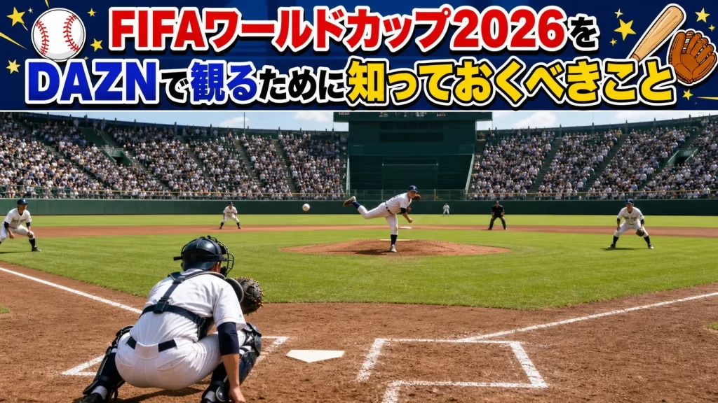 FIFAワールドカップ2026をDAZNで観るために知っておくべきこと