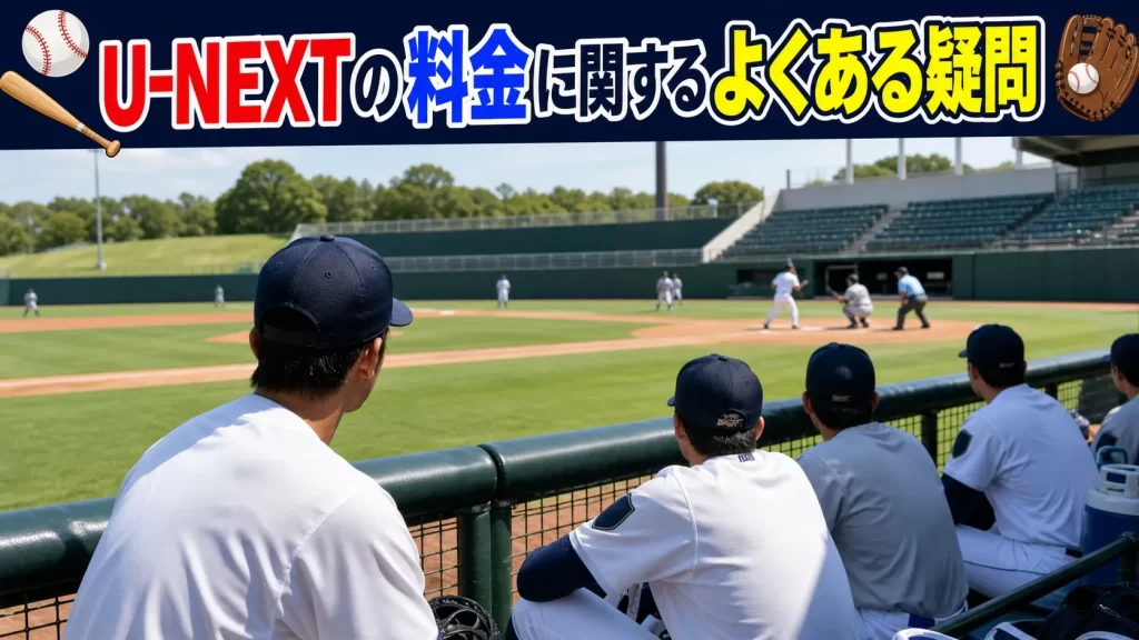U-NEXTの料金に関するよくある質問