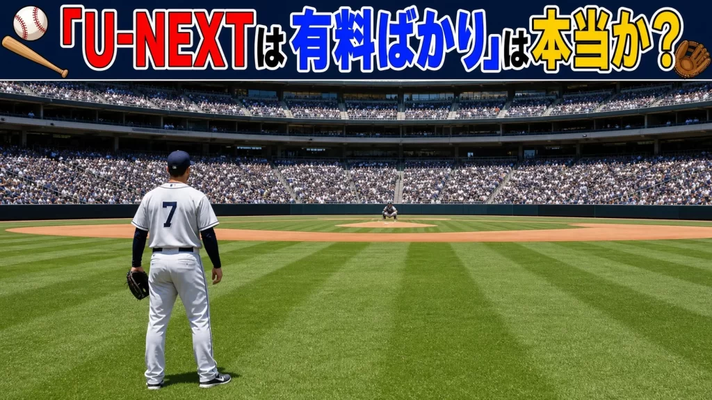 「U-NEXTは有料ばかり」は本当か？