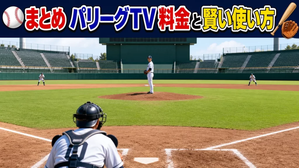まとめ｜パリーグTVの料金と上手な使い方