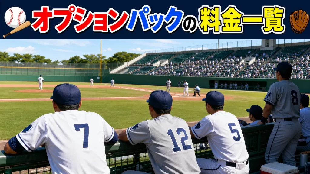 オプションパックの料金一覧