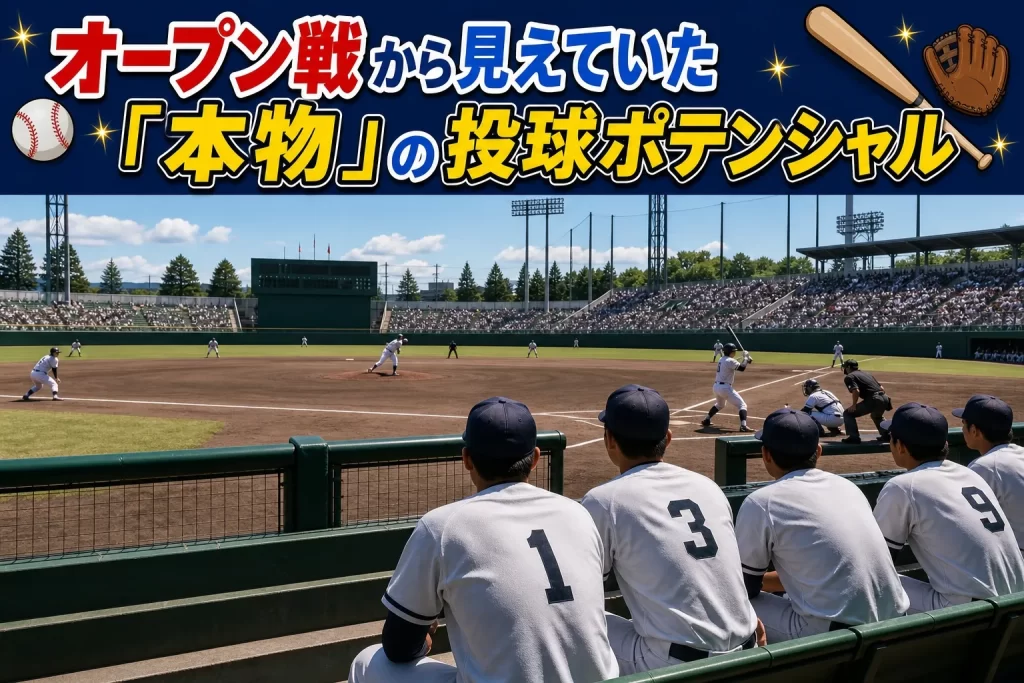 オープン戦から見えていた投球ポテンシャル