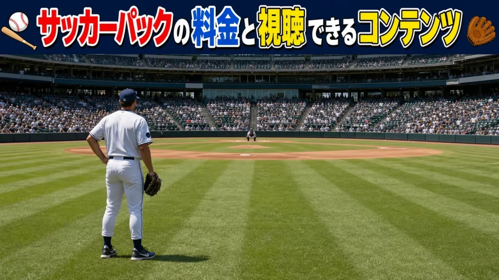 サッカーパックの料金と視聴できるコンテンツ