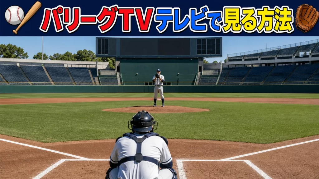 パリーグTVをテレビで見る方法