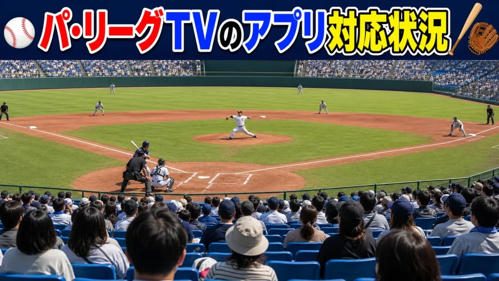 パ・リーグTVのアプリ対応状況