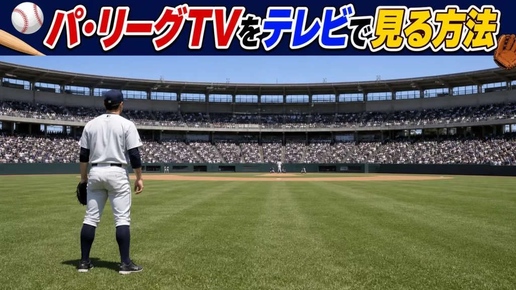 パ・リーグTVをテレビで見る方法