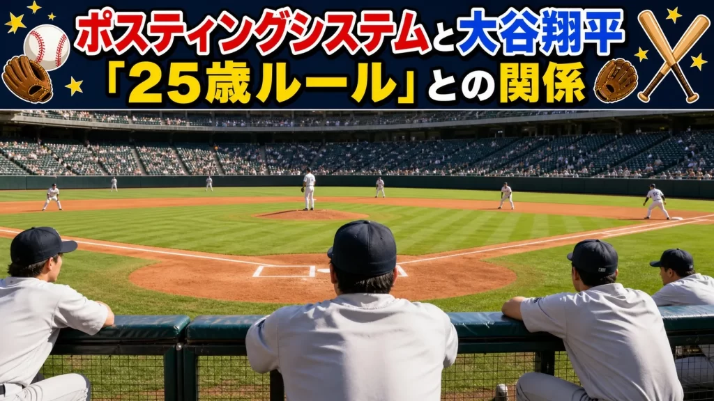 ポスティングシステムと大谷翔平！25歳ルールとの関係