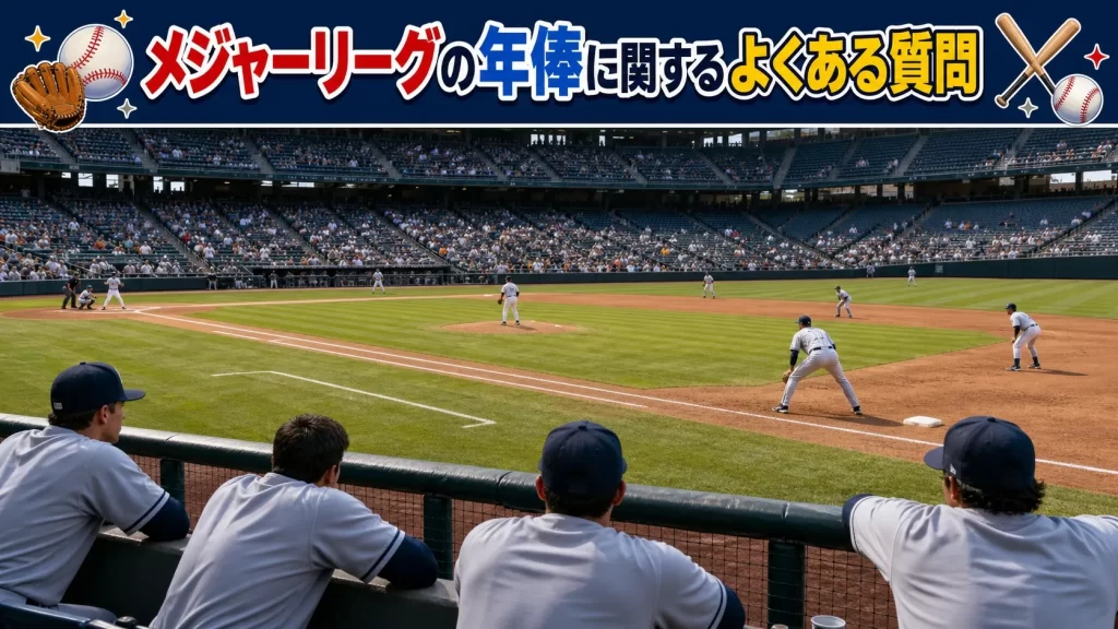 メジャーリーグの年俸に関するよくある質問