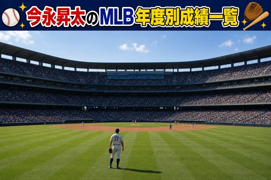 今永昇太のMLB年度別成績一覧