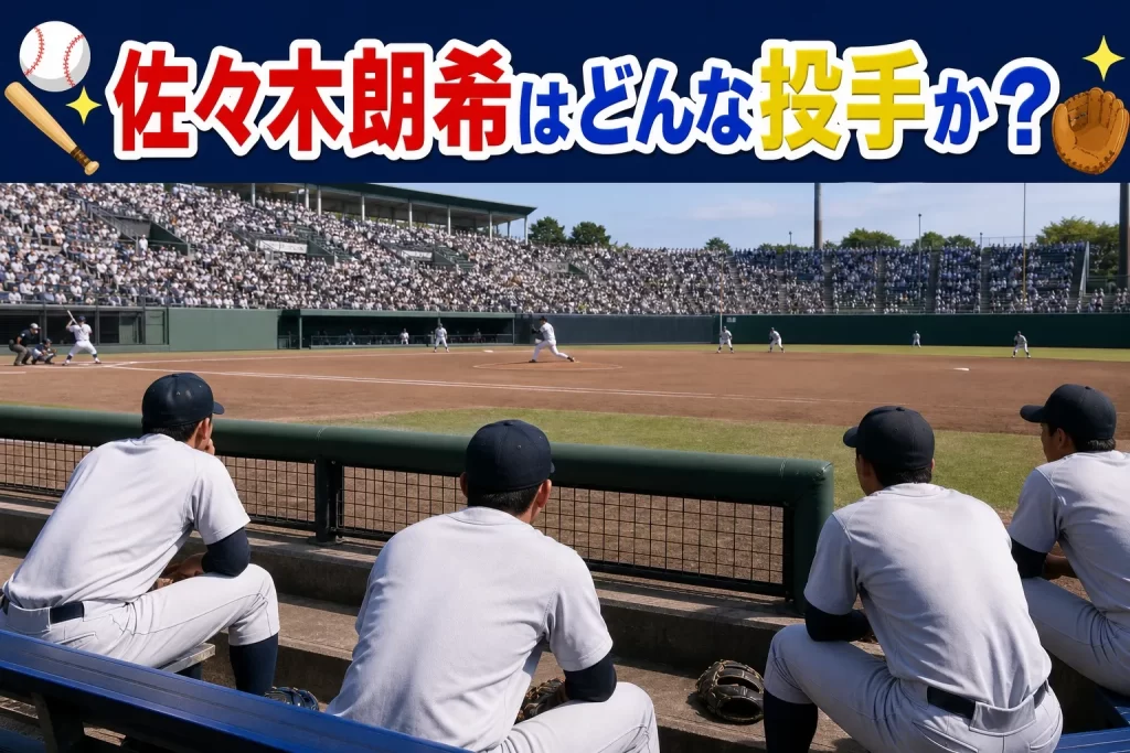 佐々木朗希はどんな投手か？プロフィールと武器を解説