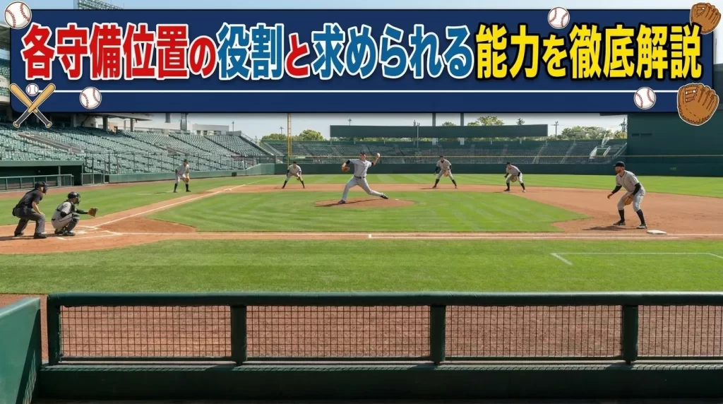 各守備位置の役割と求められる能力を解説!