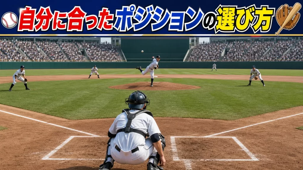 守備位置の決め方は？自分に合ったポジションの選び方！
